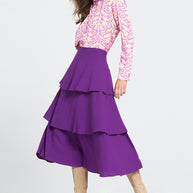 Midi Φούστα με Βολάν