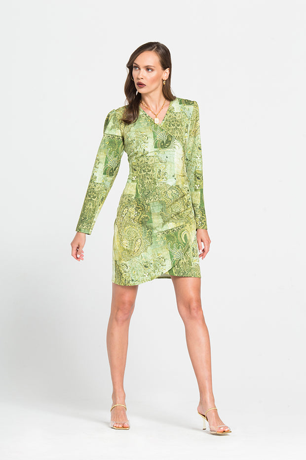 A-Line Dress with Lahouri Patterns