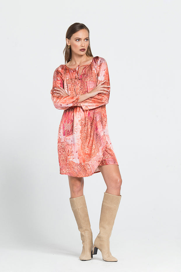 Dress with Lace Patterns