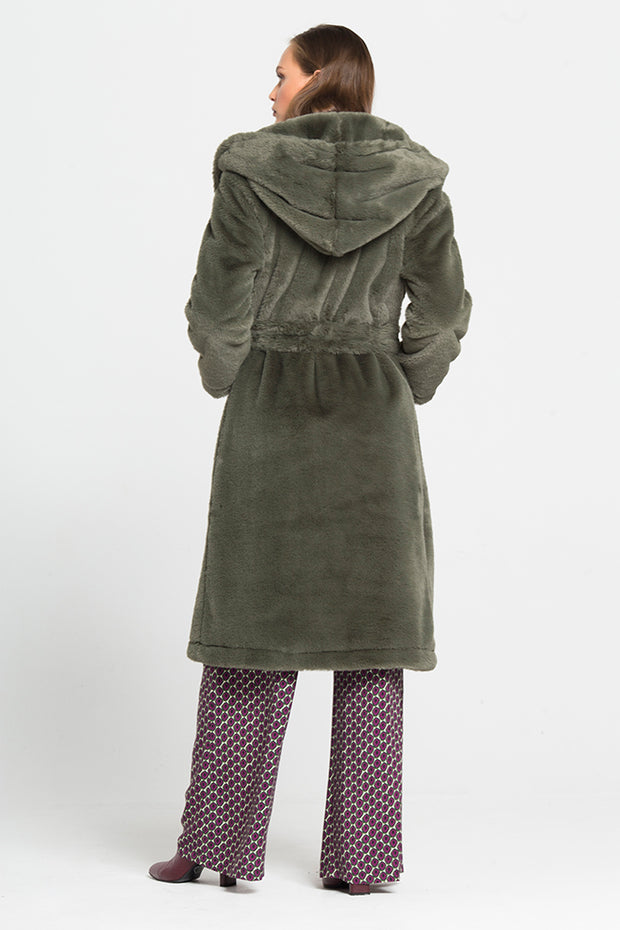 Ecological Fur with Hood