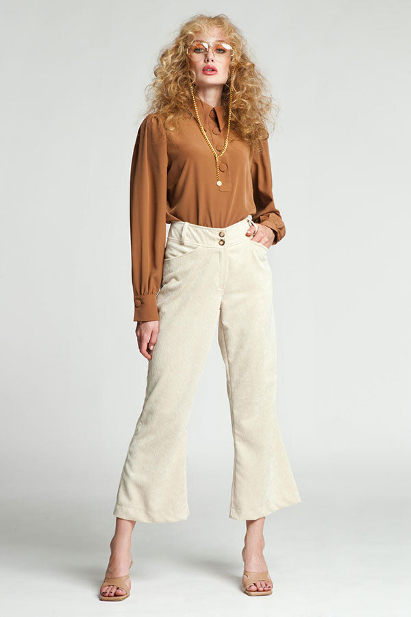 Corduroy Flared Pants