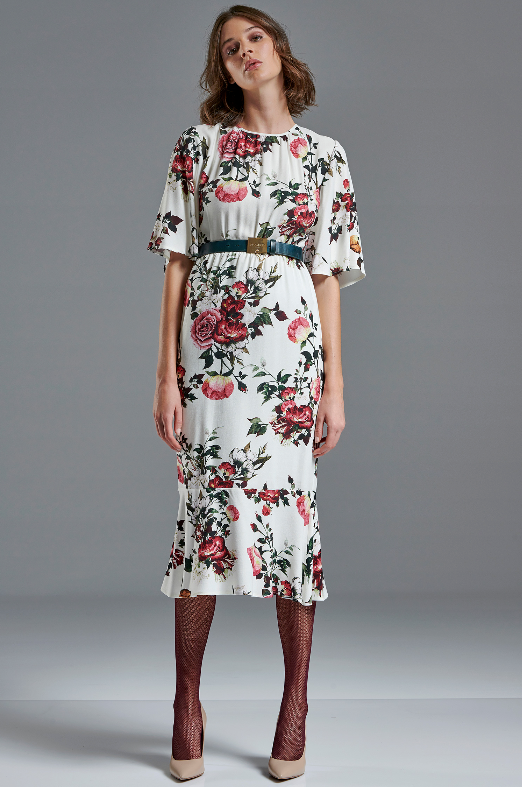 Midi Floral Dress