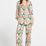 Παντελόνα με Σχέδια σε Αέρινη Γραμμή