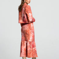 Short Jacket with Lahouri Patterns