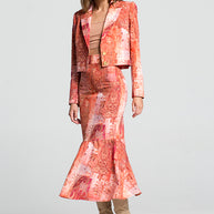 Short Jacket with Lahouri Patterns