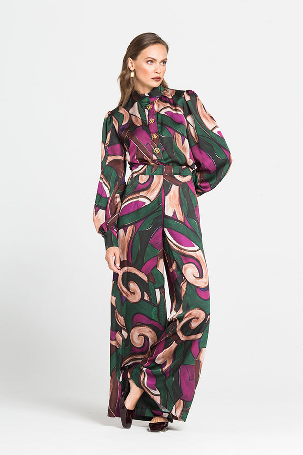 Παντελόνι σε Σατινέ Υφή