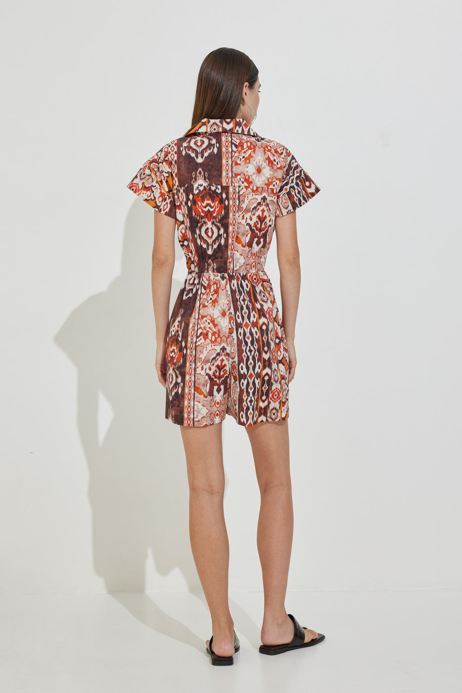 Printed Short Jumpsuit