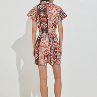 Printed Short Jumpsuit