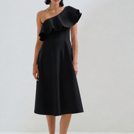 Off Shoulder dress monochrome