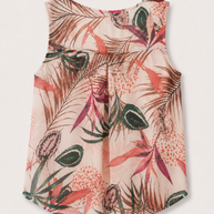 Floral shirt V neck