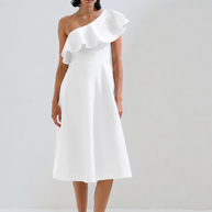Off Shoulder dress monochrome
