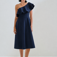 Off Shoulder dress monochrome