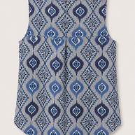 Blue pattern shirt