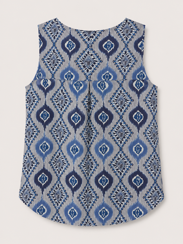 Blue pattern shirt