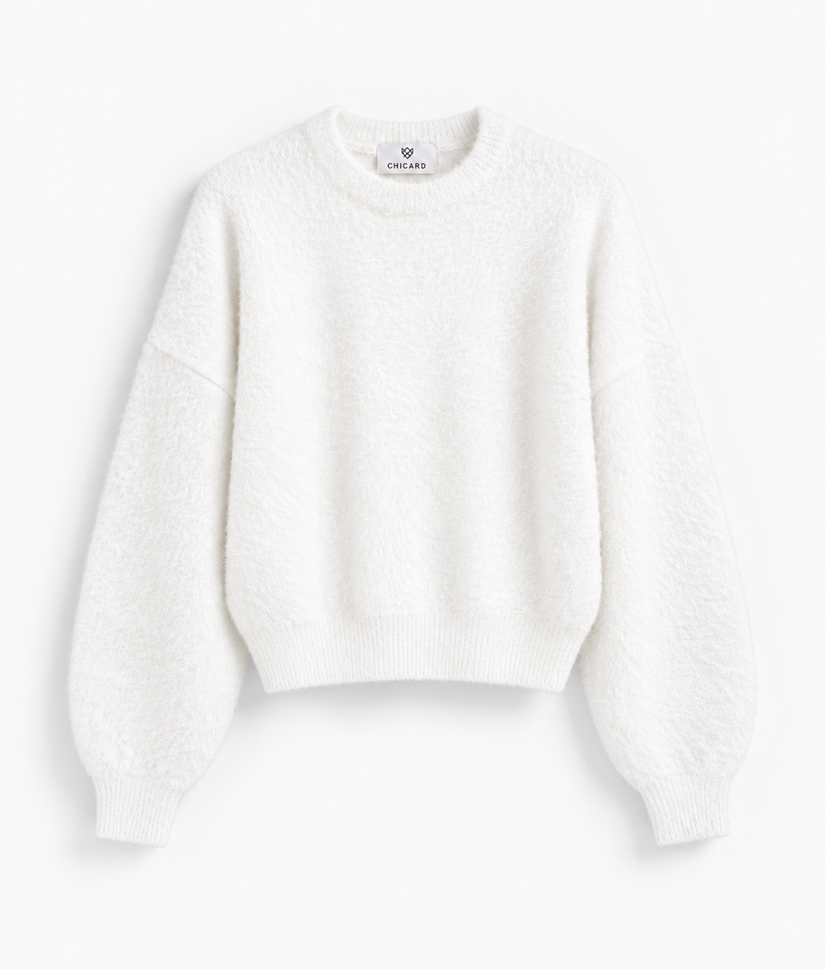 Knitted Fluffy Sweater