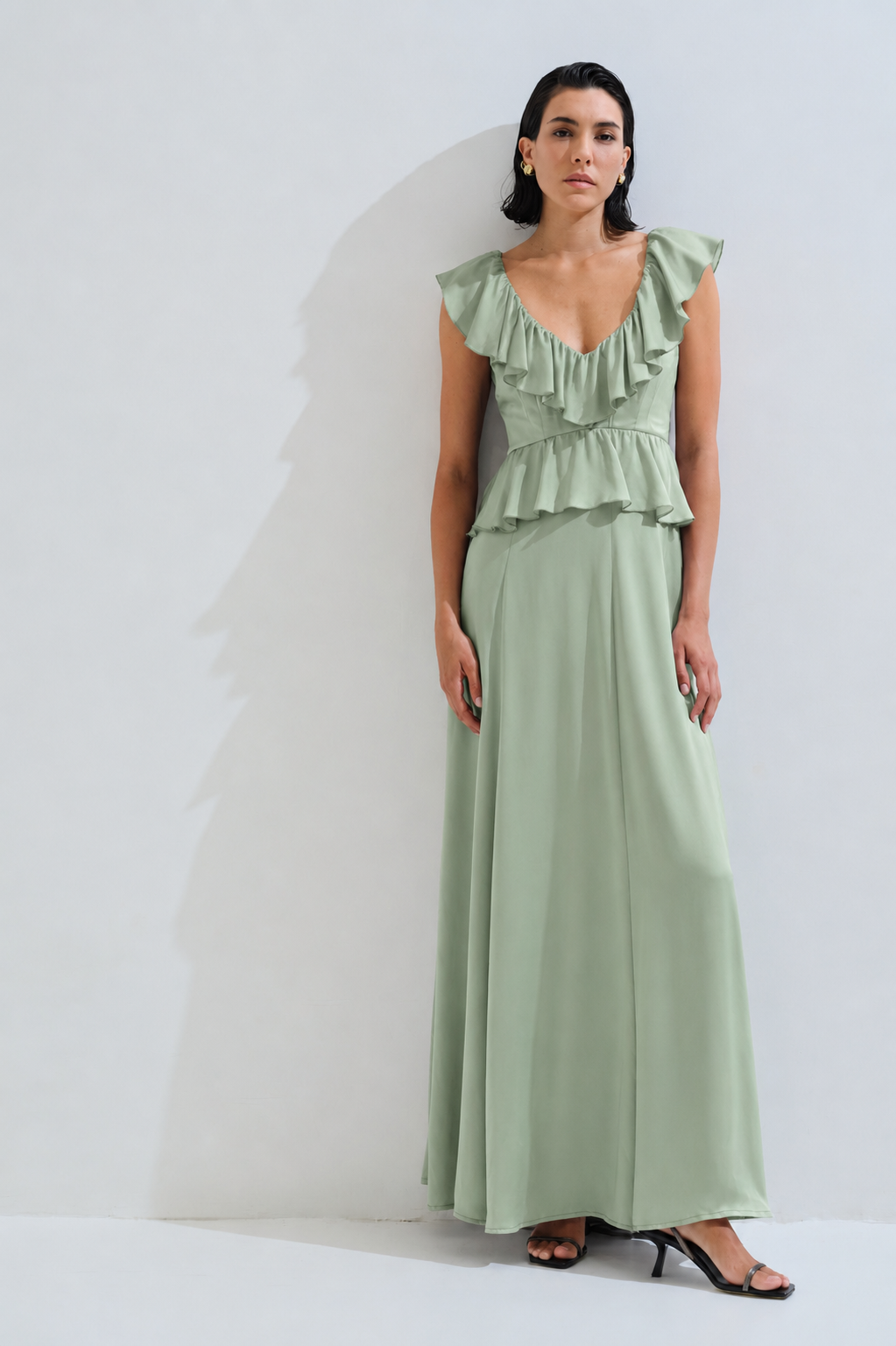 Maxi dress open back