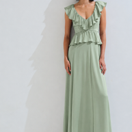 Maxi dress open back