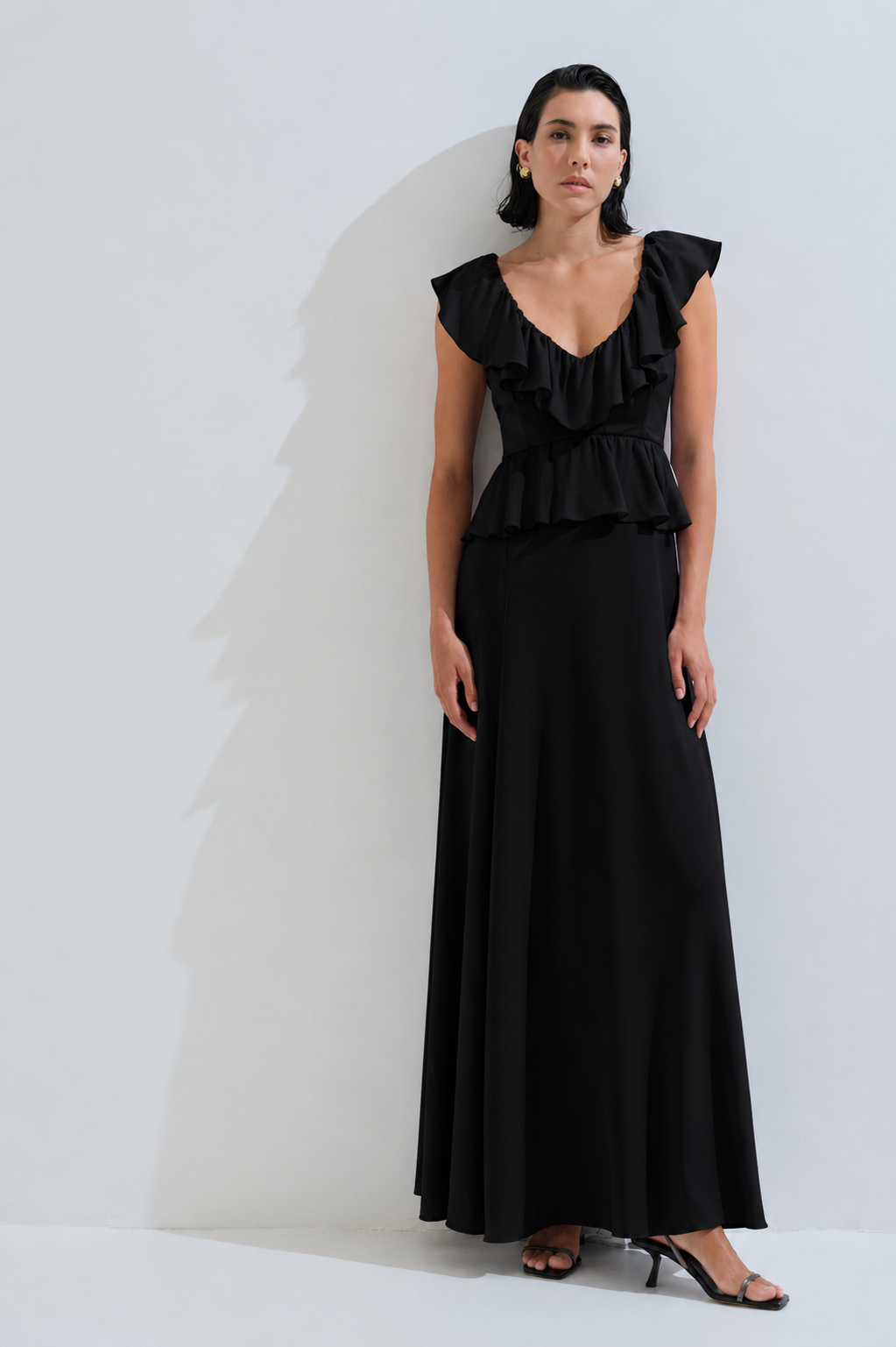 Maxi dress open back