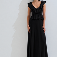 Maxi dress open back