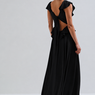 Maxi dress open back