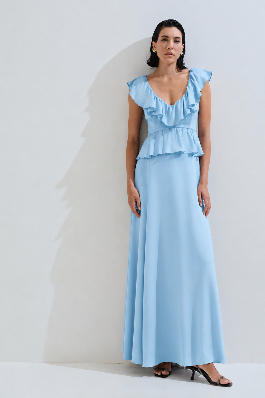 Maxi dress open back
