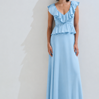 Maxi dress open back