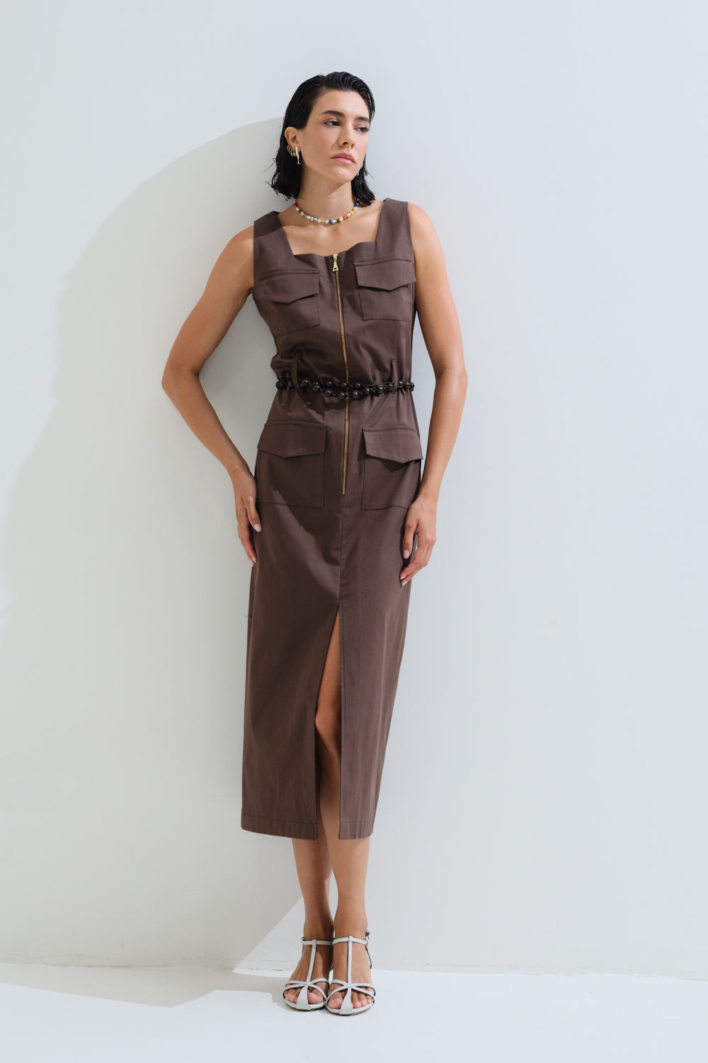 Φόρεμα midi ίσιο