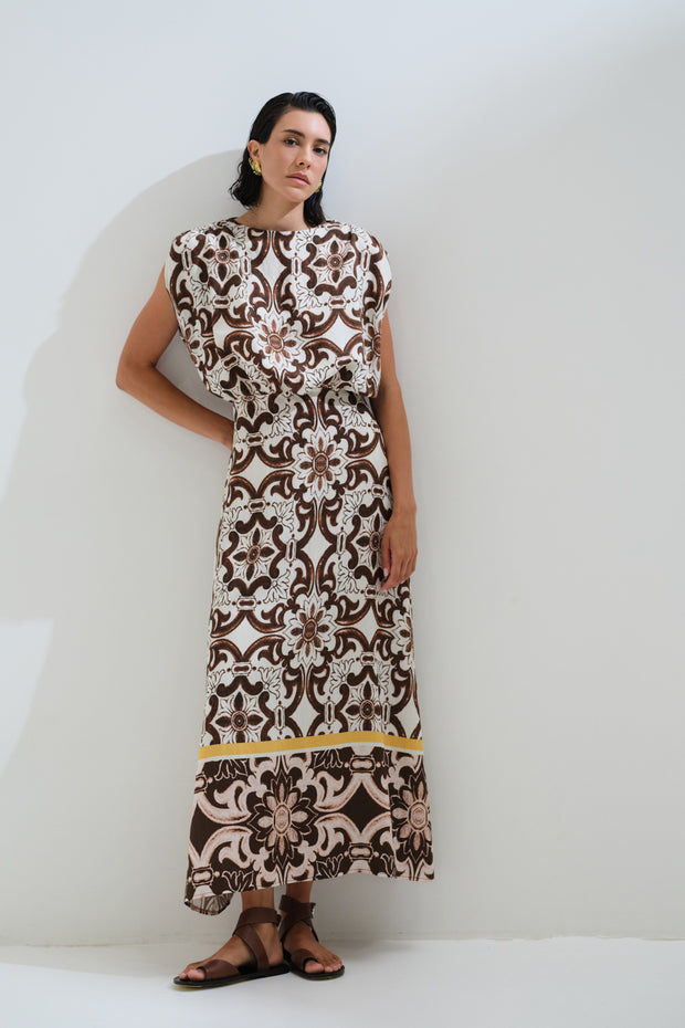 Ethnic midi dress