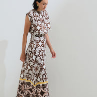 Ethnic midi dress