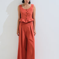 Παντελόνι με πιέτα μπροστά