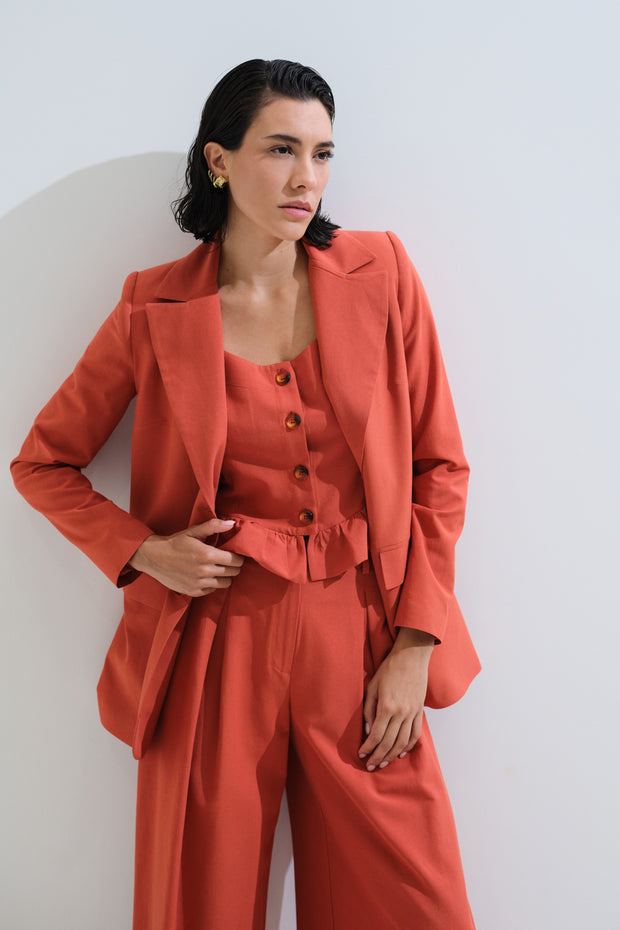 Single-breasted long-sleeved Jacket