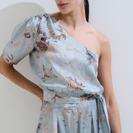 one shoulder off blouse 