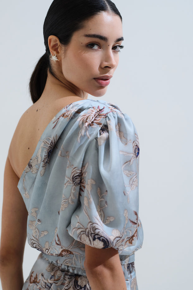 one shoulder off blouse 