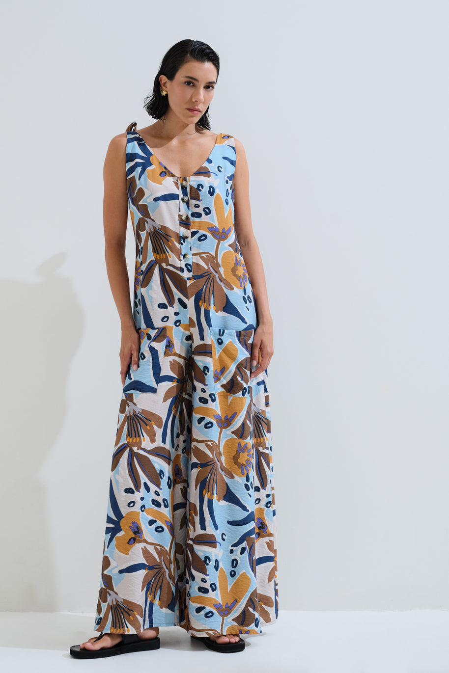 Floral jumpsuit 