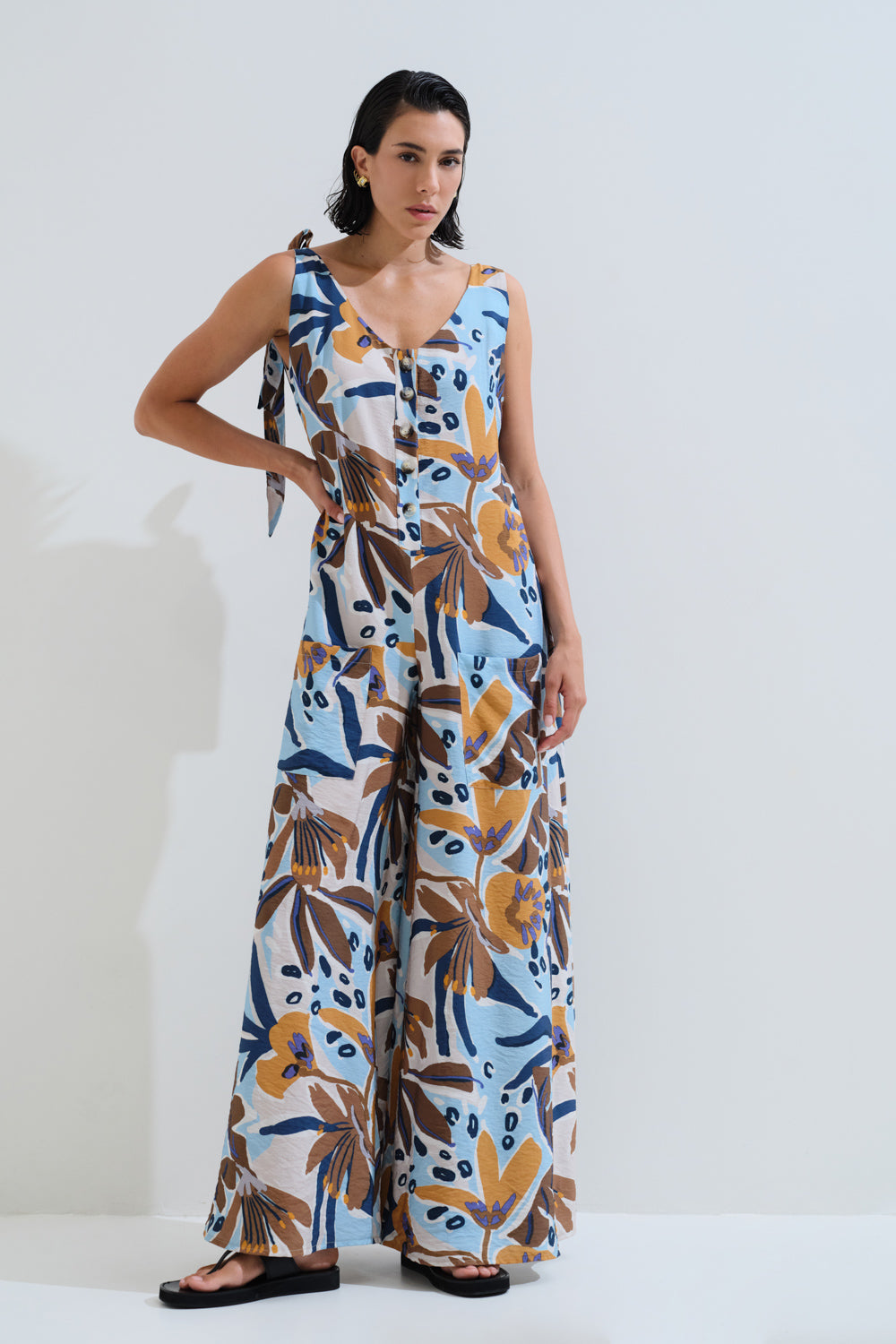 Floral jumpsuit 