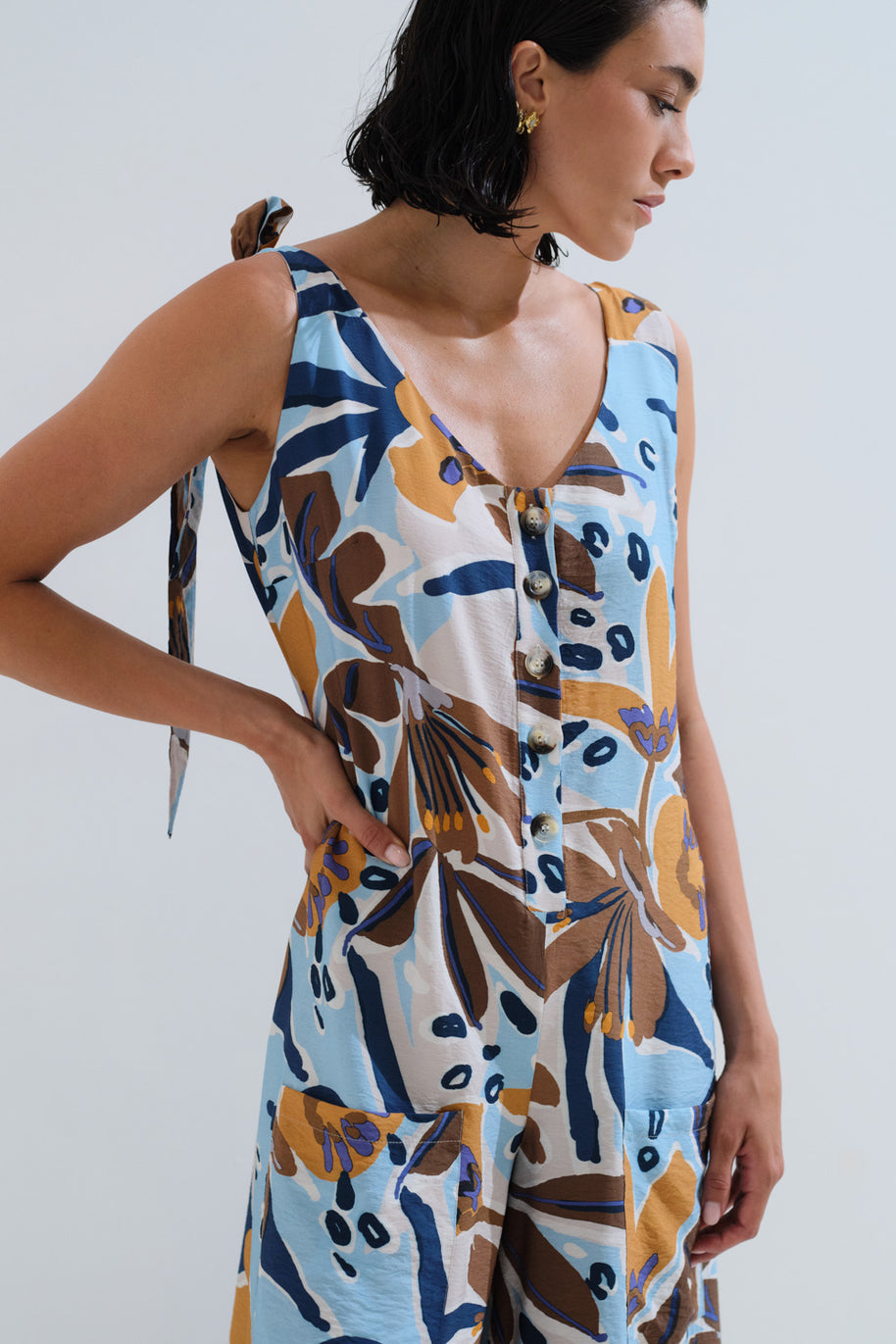 Floral jumpsuit 