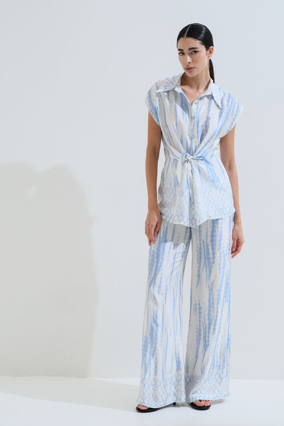 Ciel printed high waisted pants