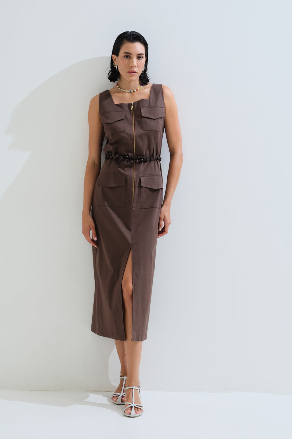 Φόρεμα midi ίσιο