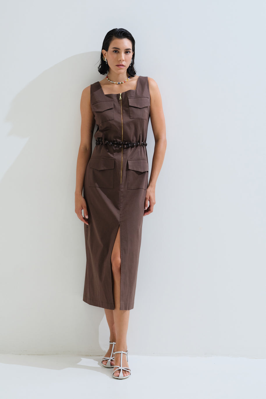 Φόρεμα midi ίσιο