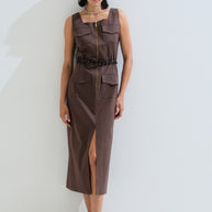 Φόρεμα midi ίσιο