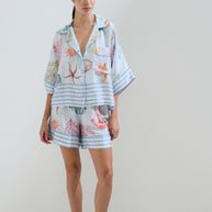 Shell printed shirt