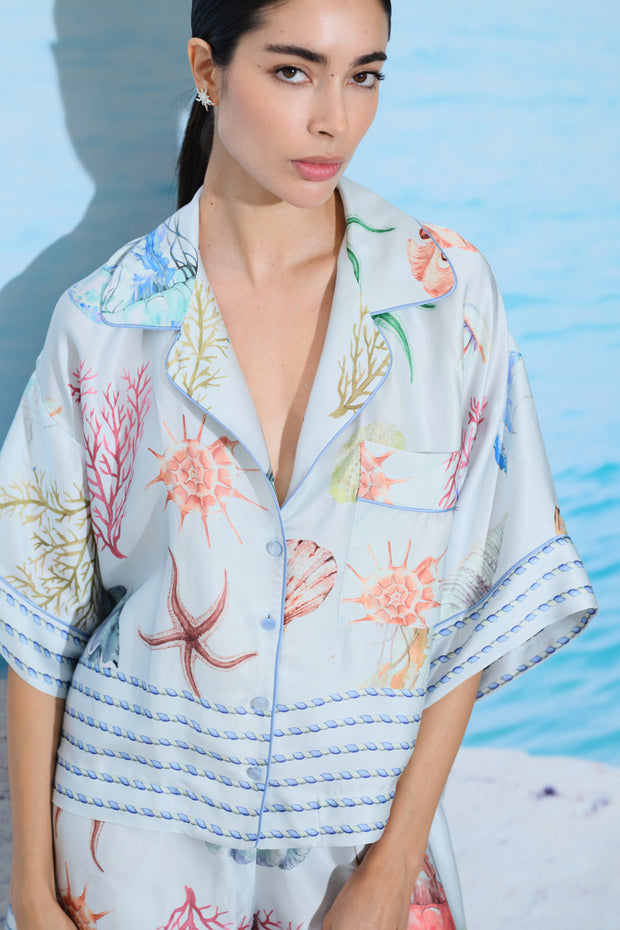 Shell printed shirt