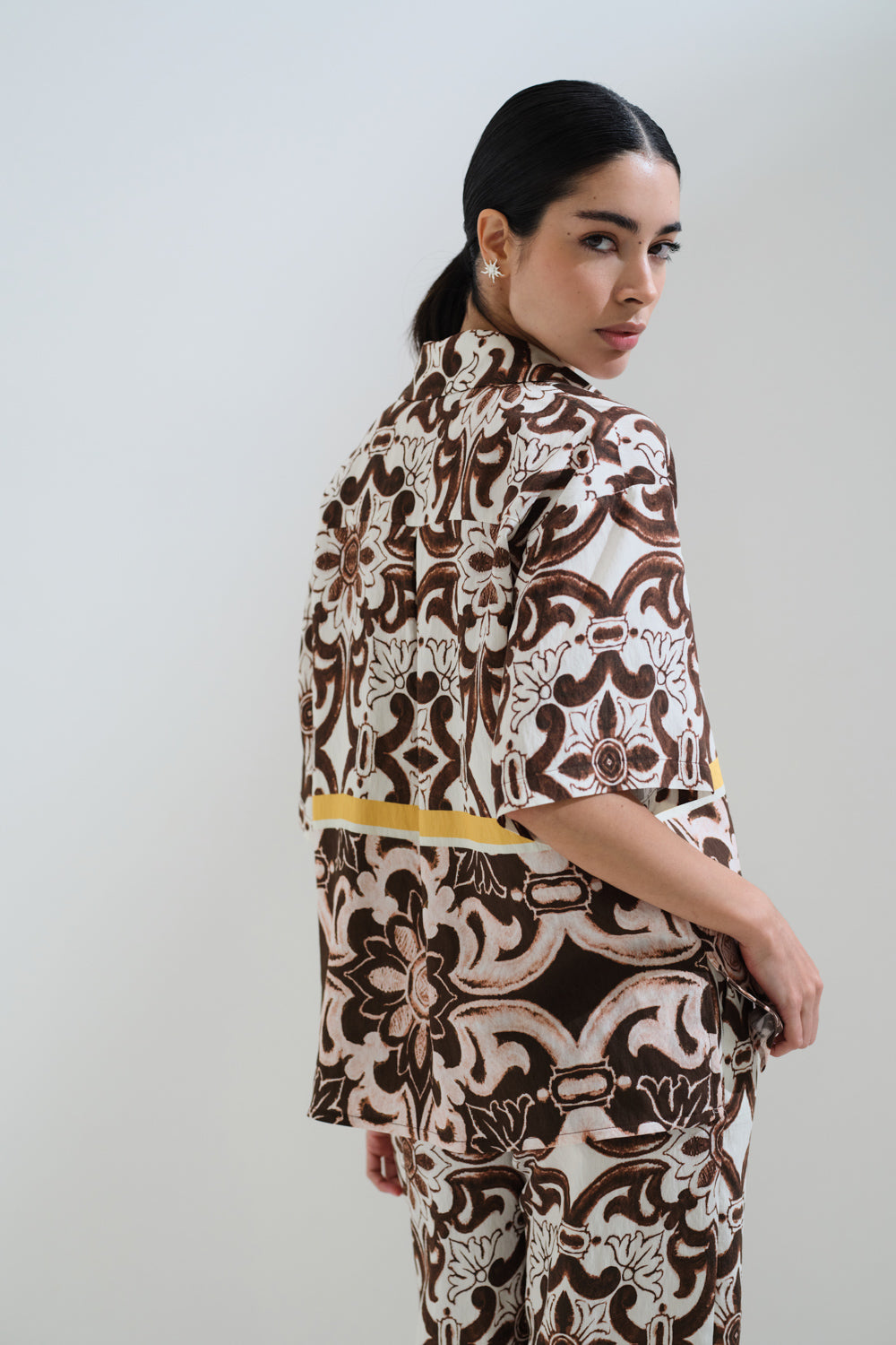 Ethnic printed shirt