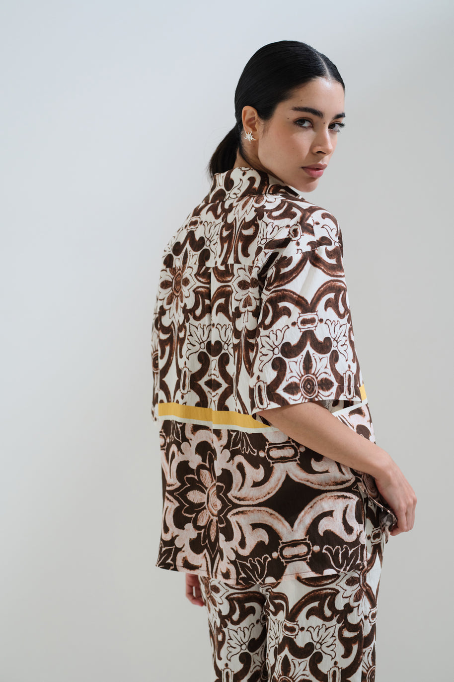 Ethnic printed shirt