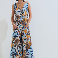 Floral jumpsuit 