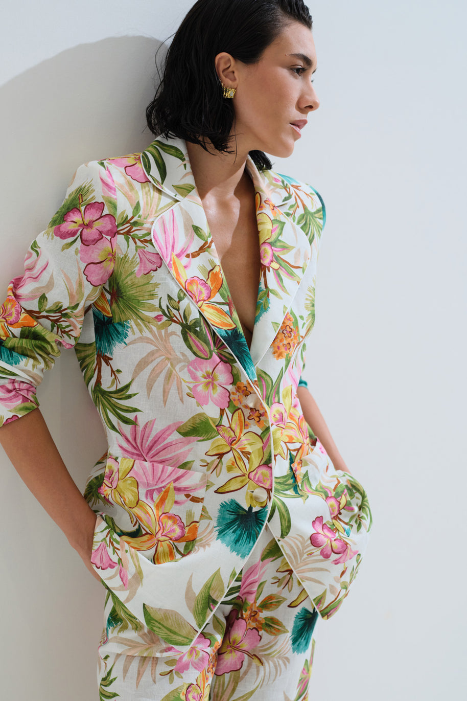 Σακάκι φλοράλ