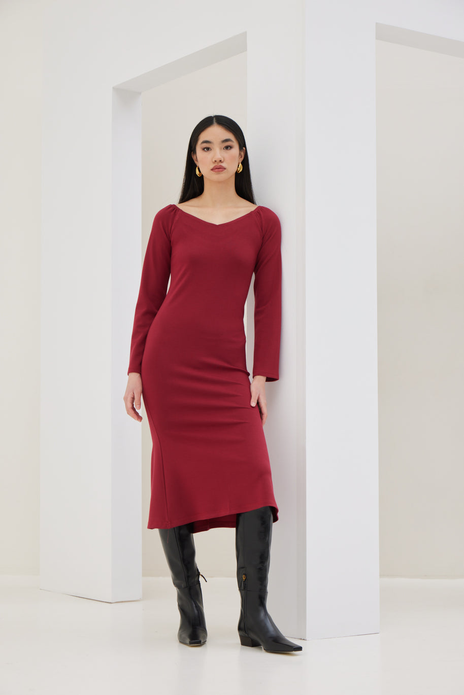 Φόρεμα Ελαστικό Midi