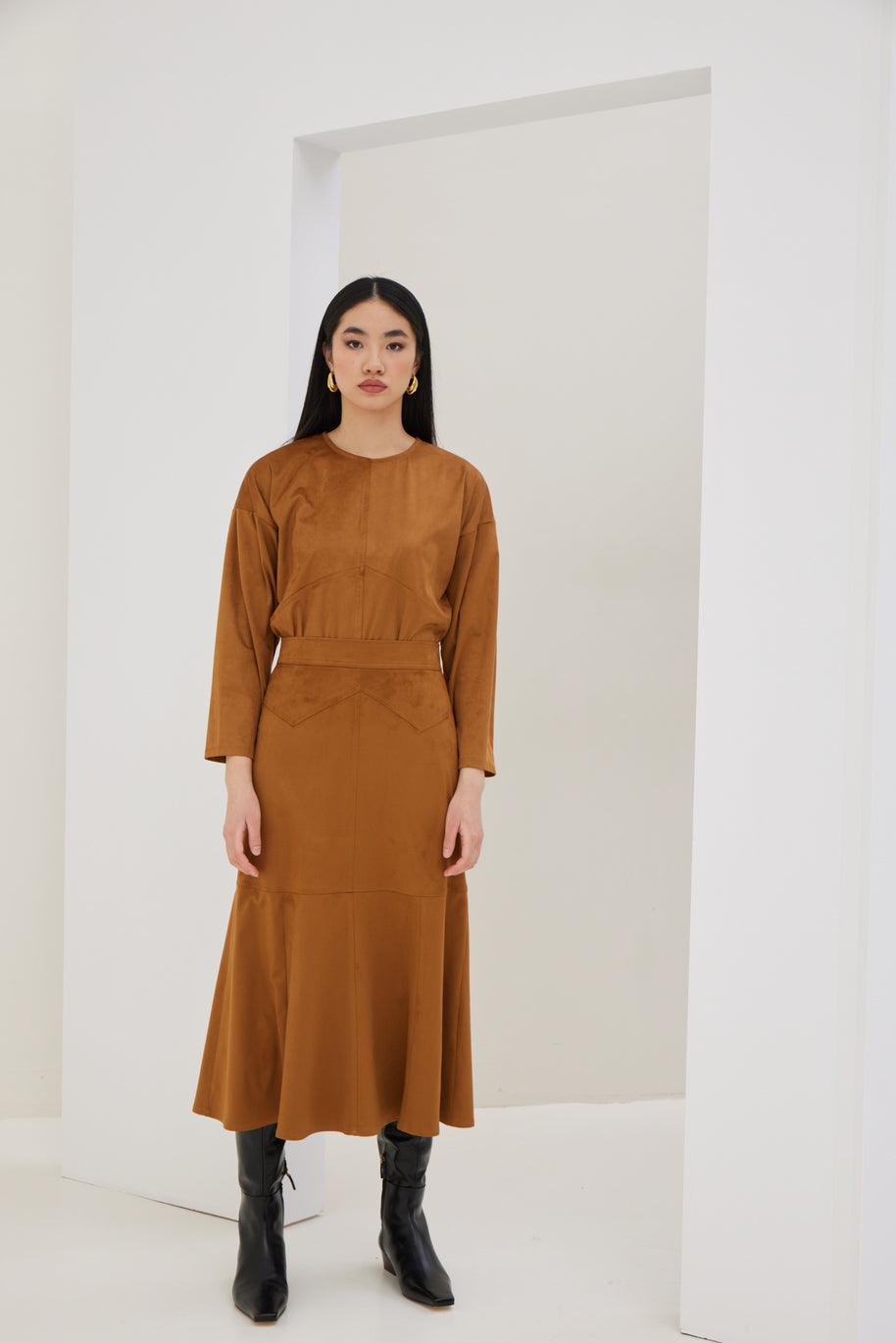 Eco-friendly Suede Skirt