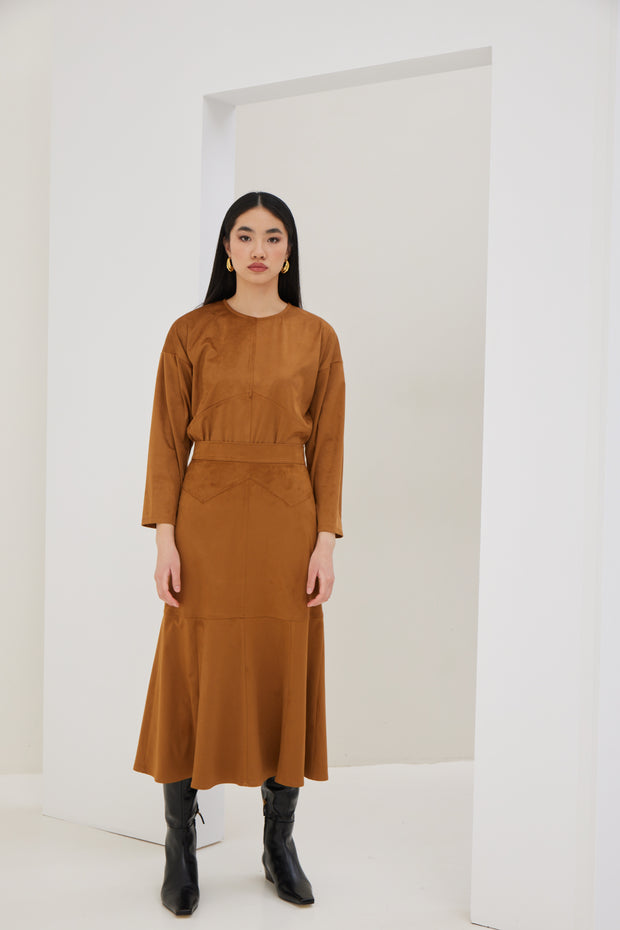 Eco-friendly Suede Skirt