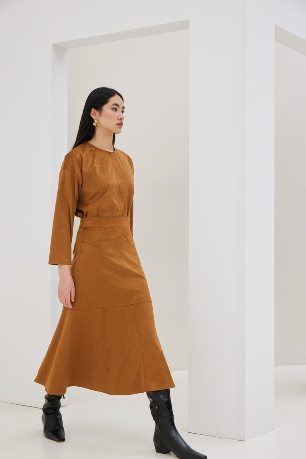 Eco-friendly Suede Skirt